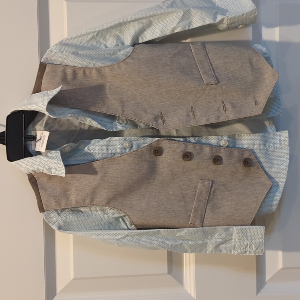 Van Heusen 3T Button shirt and vest